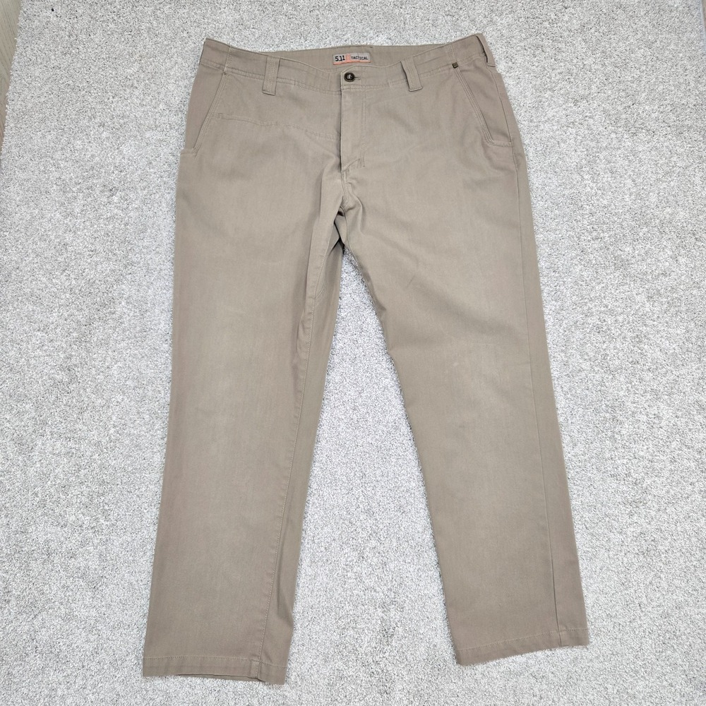5.11 Tactical Pants‎ Mens 38x30 Beige khaki tan Edge Chino 74481-070